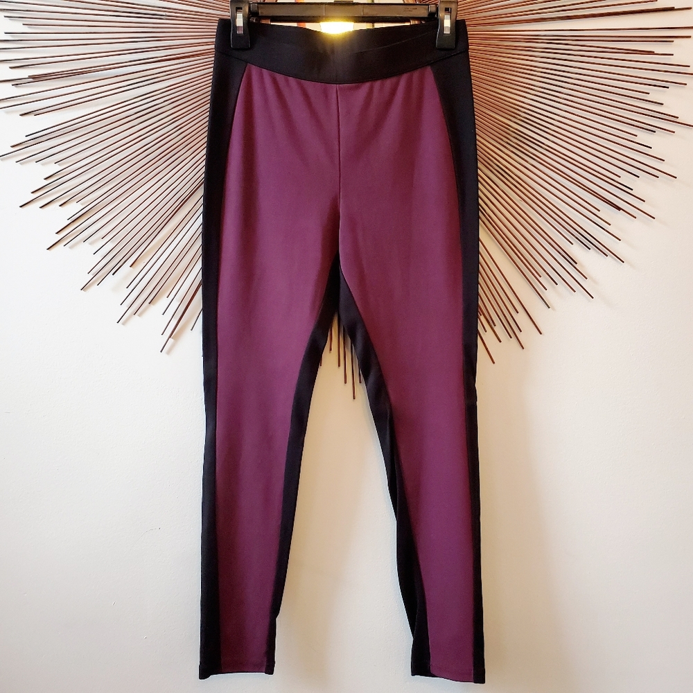 NWOT Colorblock Illusion Ponte Leggings